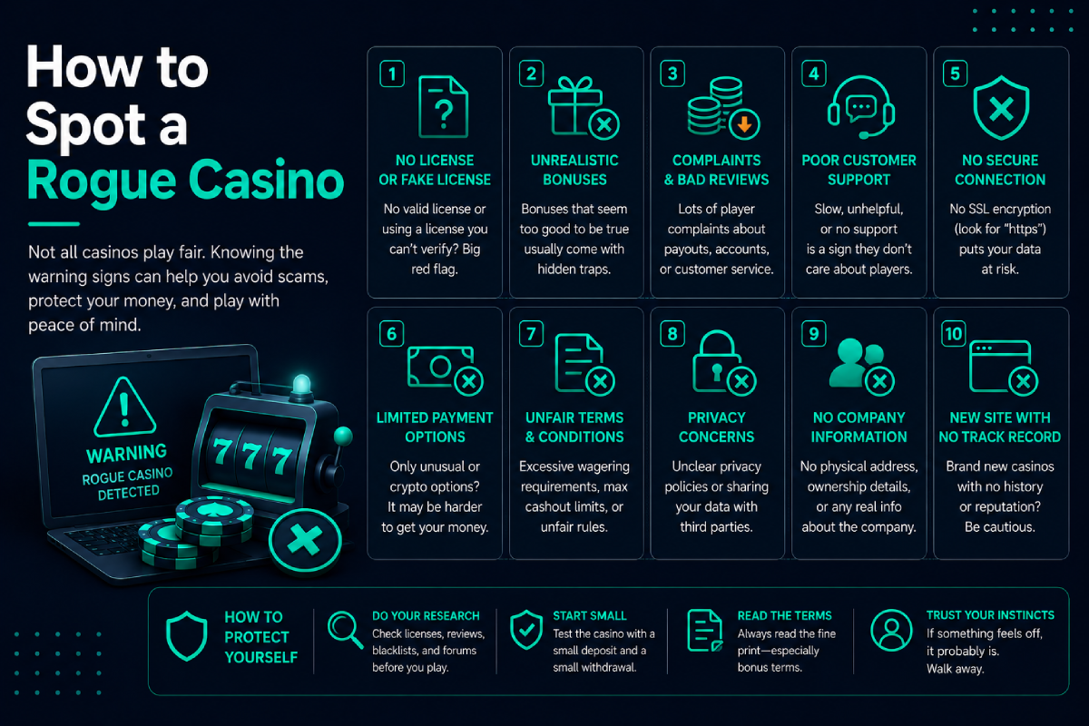 How to Spot a Rogue Casino
