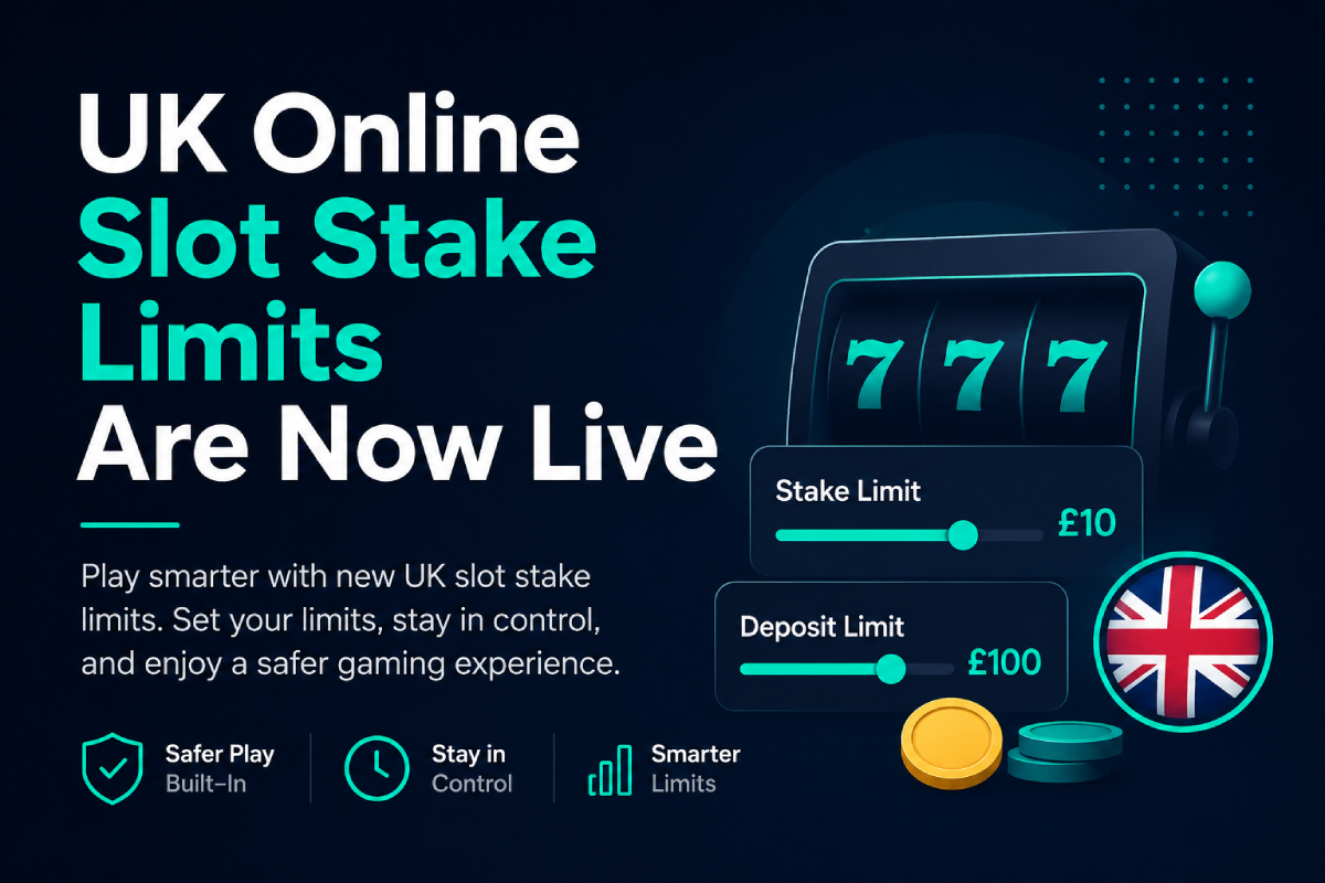 UK online slot stake limits 2026